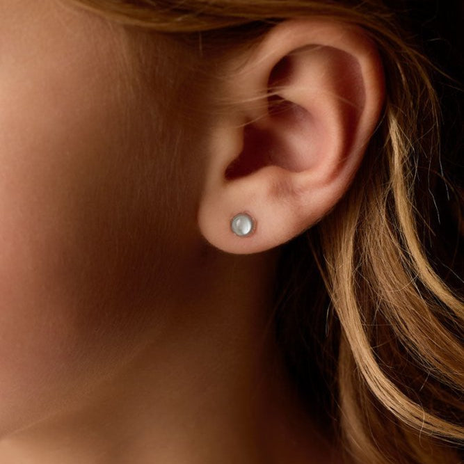 Blomdahl medical plastic knopoorbellen Glossy Green – 6 mm