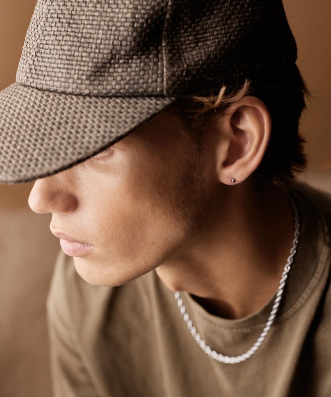 Oorbellen Blomdahl titanium knopje 3 mm. (incl. achterkantjes)