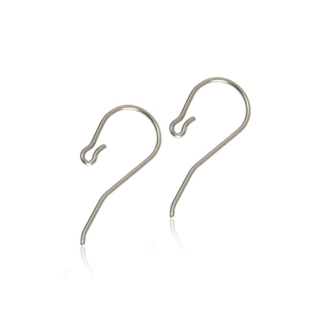 Oorbellen Blomdahl titanium oorbel haakjes 10 mm. - Staartjes en Strikjes