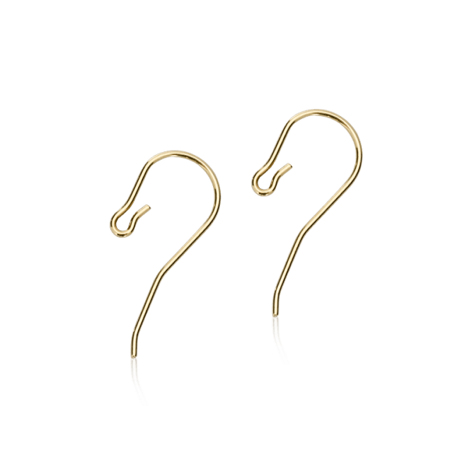 Oorbellen Blomdahl titanium oorbel haakjes goudkleurig – 10 mm