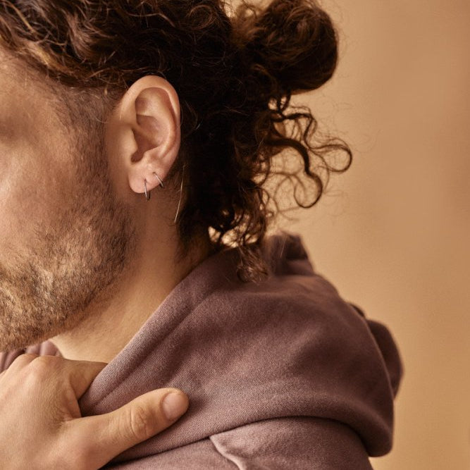 Oorbellen Blomdahl titanium oorringen 12 mm. - Staartjes en Strikjes