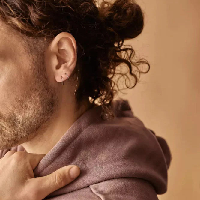 Oorbellen Blomdahl titanium oorringen 14 mm. - Staartjes en Strikjes