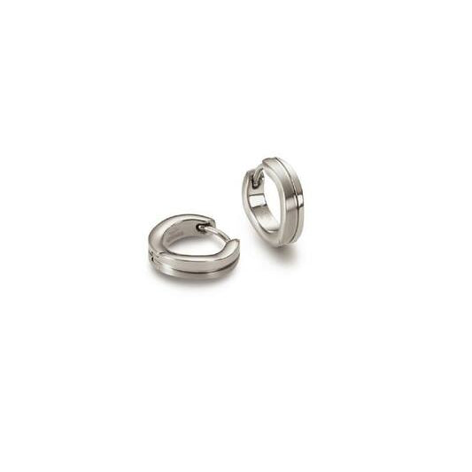 Titanium oorbellen Boccia oorringen 13 mm. - Staartjes en Strikjes