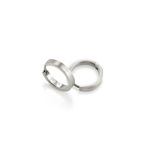 Titanium oorbellen Boccia oorringen 14 mm. - Staartjes en Strikjes