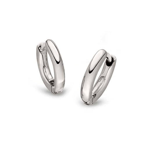 Titanium oorbellen Boccia oorringen rond 10 mm. - Staartjes en Strikjes