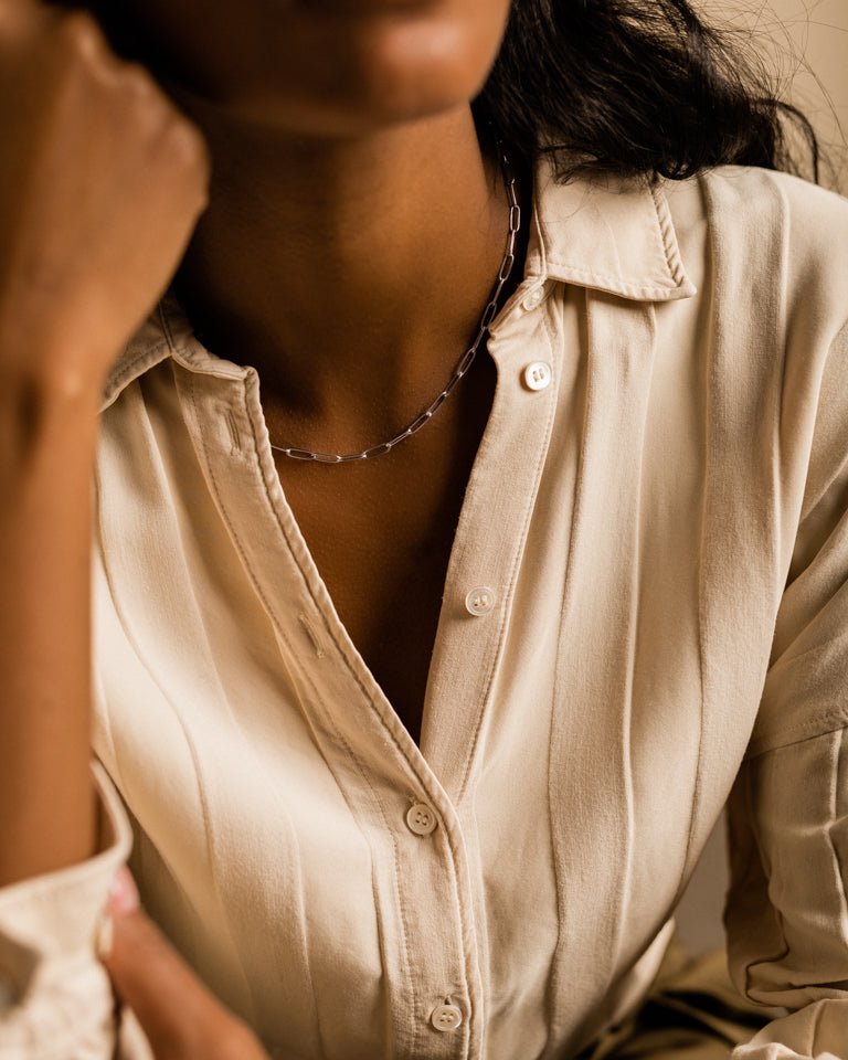 Halsketting Blomdahl chirurgisch staal Link