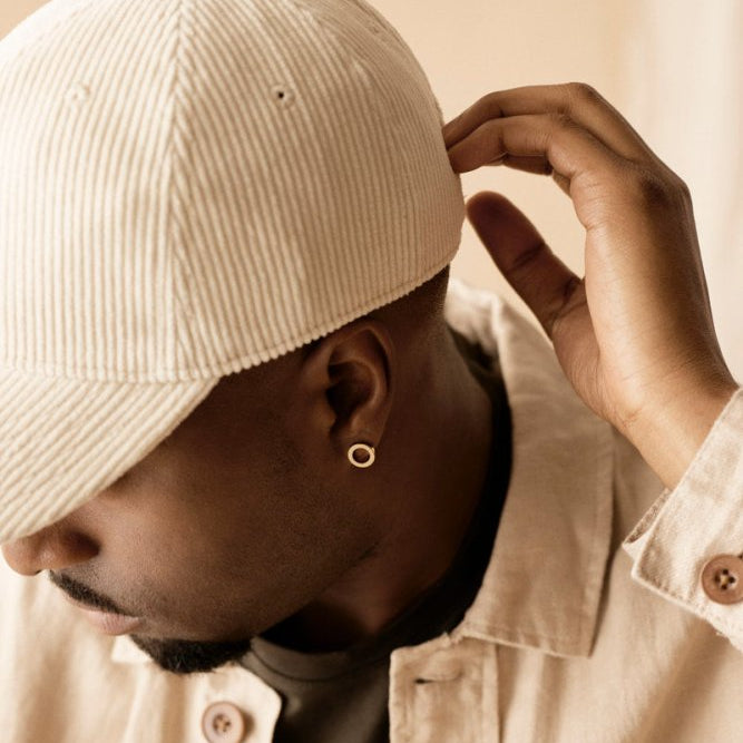 Oorbellen Blomdahl titanum rondje open goudkleurig (incl. achterkantjes) - Staartjes en Strikjes