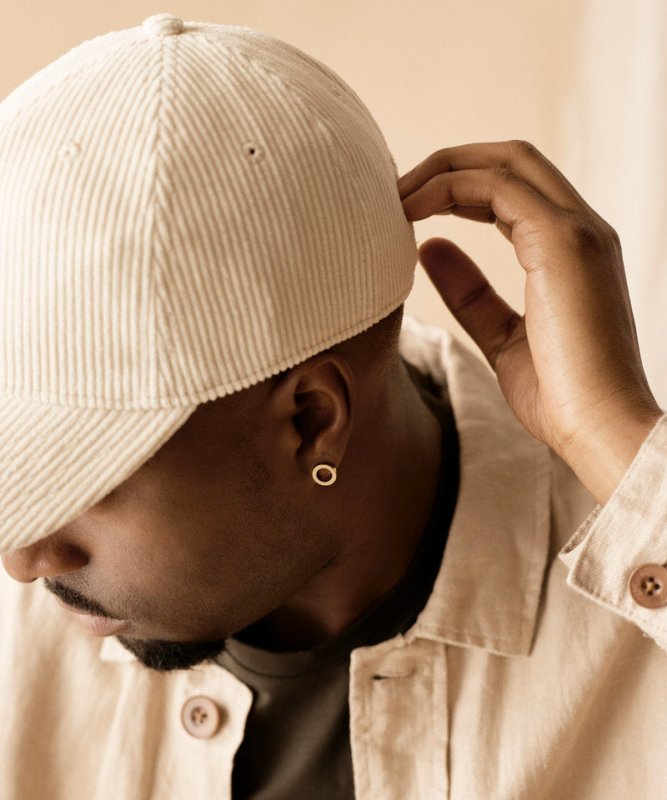 Oorbellen Blomdahl titanum rondje open goudkleurig (incl. achterkantjes) - Staartjes en Strikjes